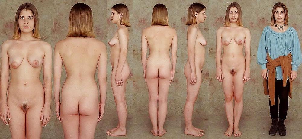 25P Clothed unclothed models