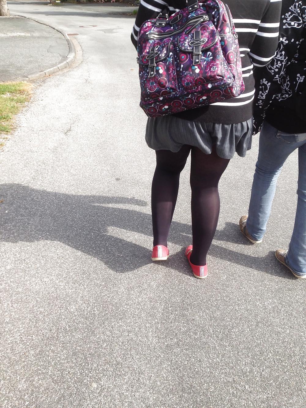 13P Sexy thick legs of a black girl