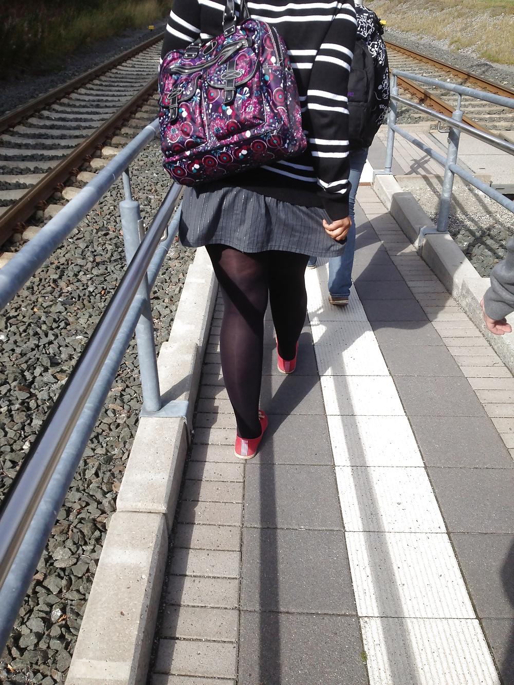 13P Sexy thick legs of a black girl