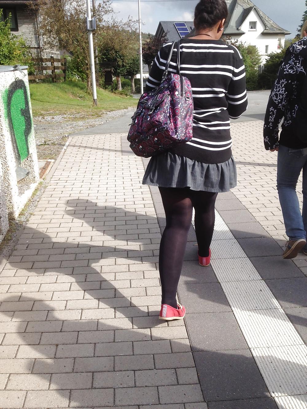 13P Sexy thick legs of a black girl