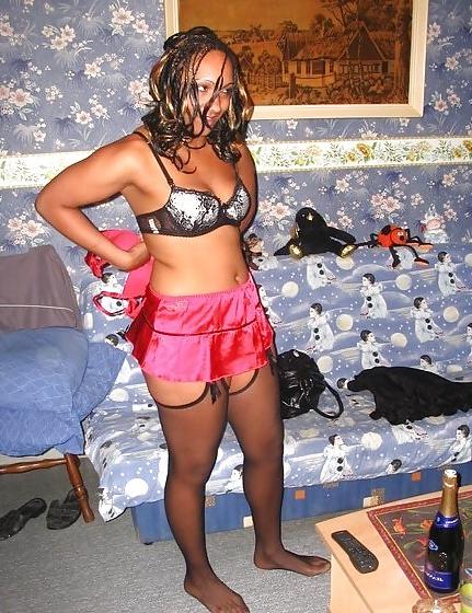 24P Lilly french ebony secretary stolen pics with boss 