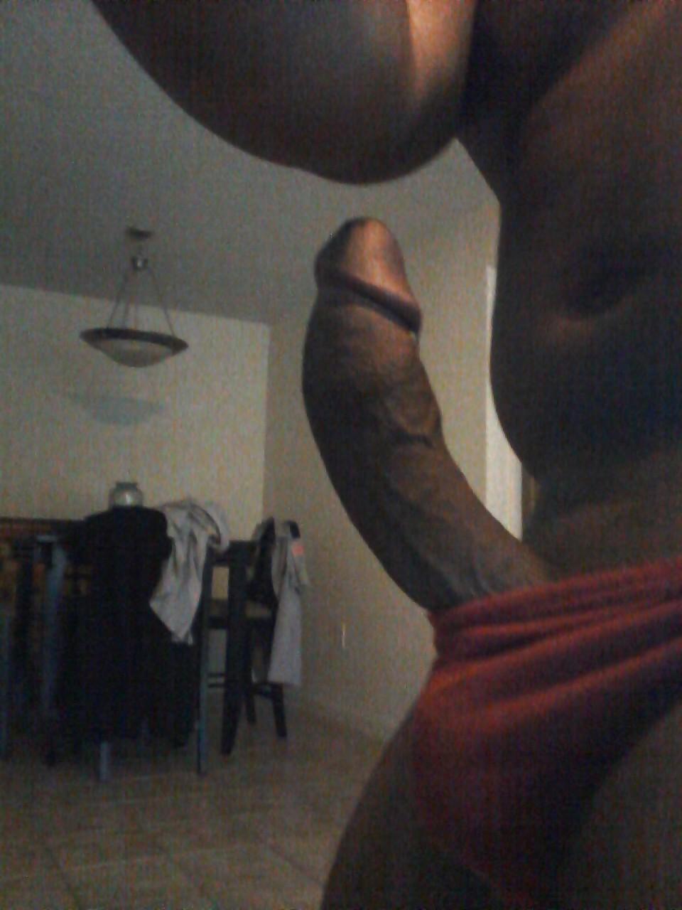 7P Horny black cock