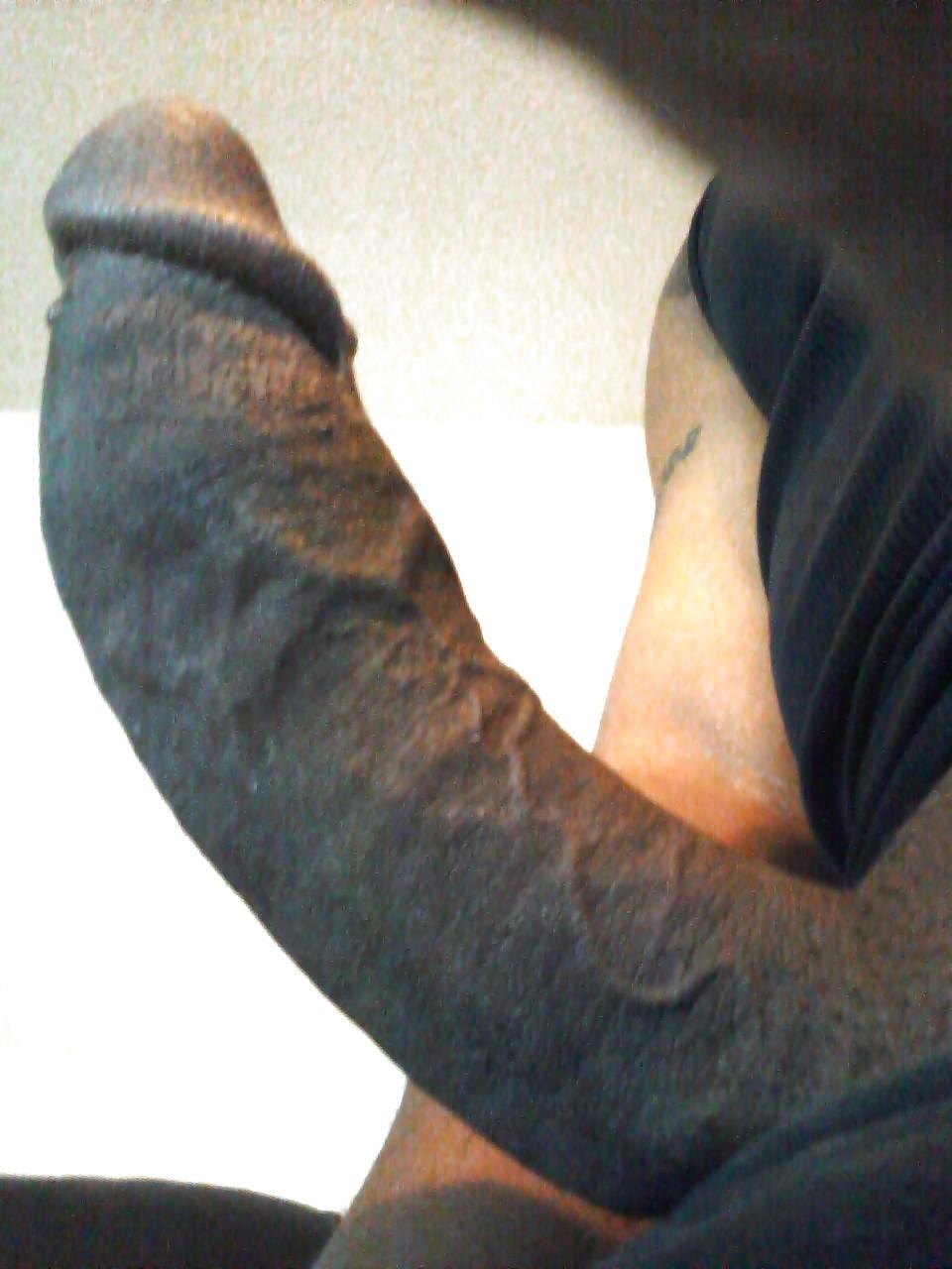 7P Horny black cock