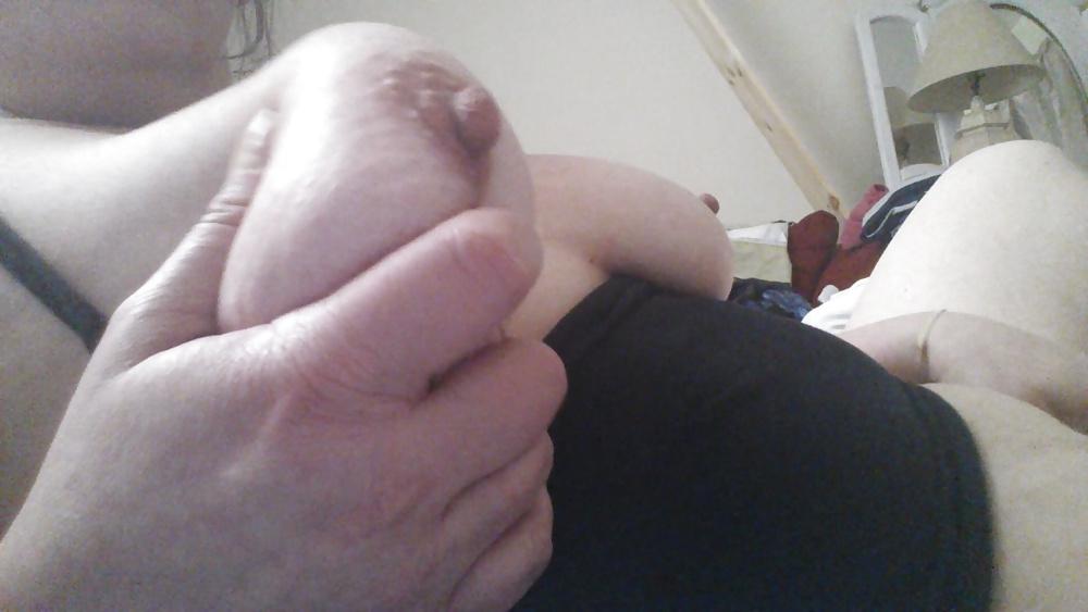 5P It feels so good to squeeze my tits and nipples