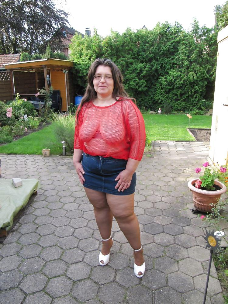 6P Full thighs in the mini Minirock Martina