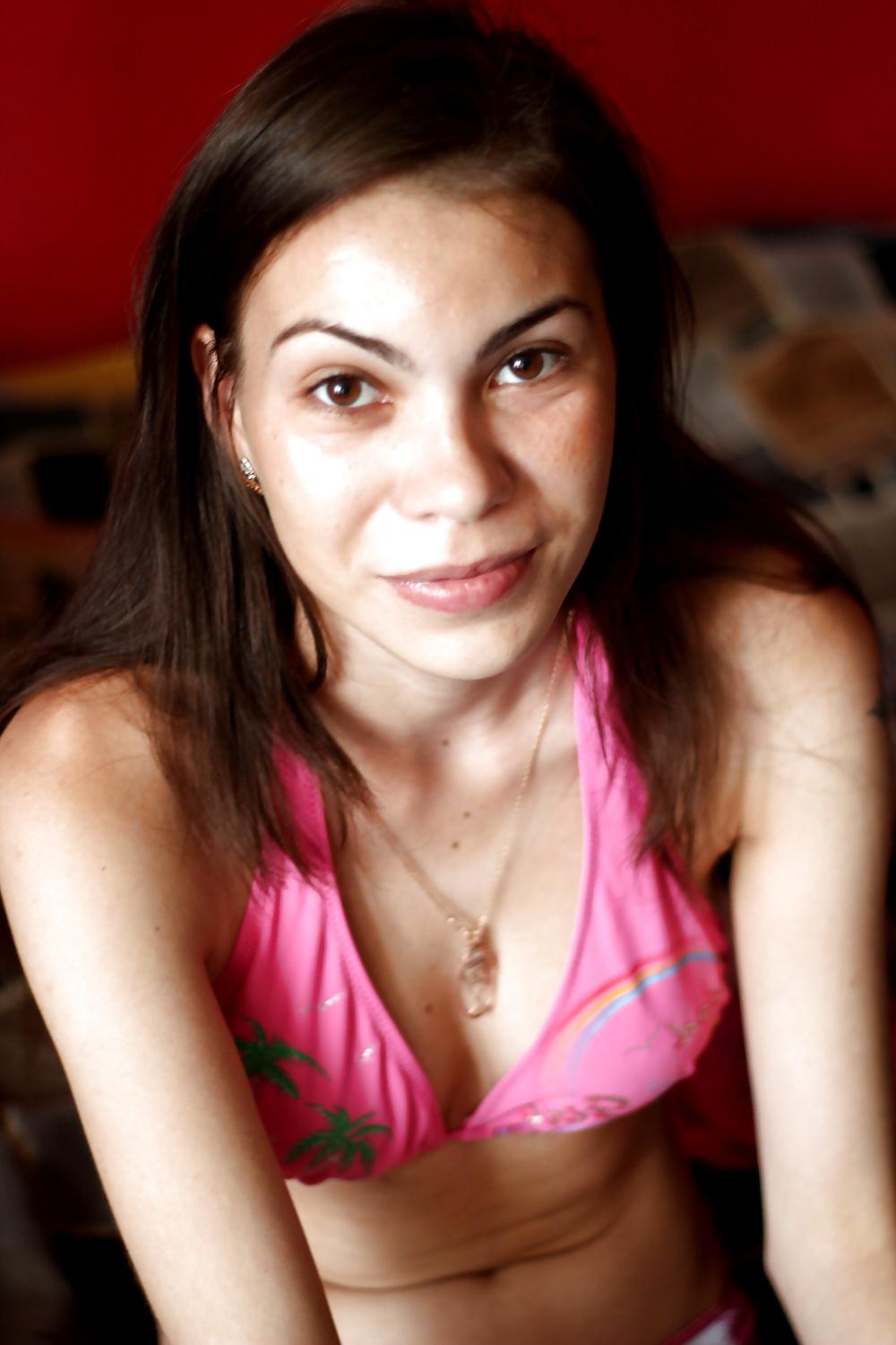 25P Russian 24 years old girl Katya poses sucking cock