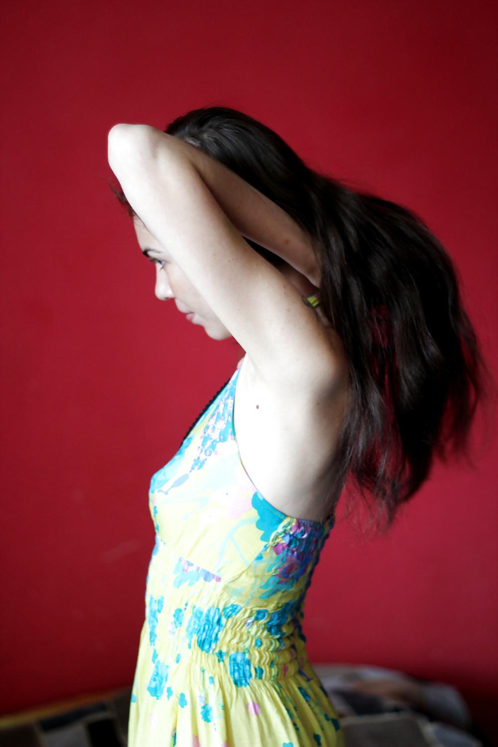 25P Russian 24 years old girl Katya poses sucking cock