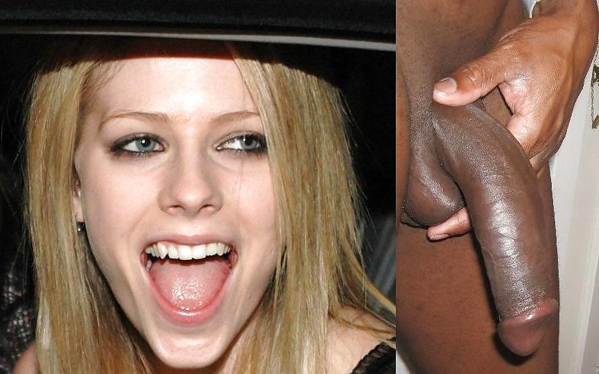 18P Avril Lavigne Black Cock 2