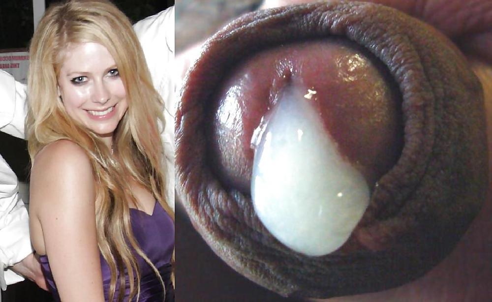 18P Avril Lavigne Black Cock 2