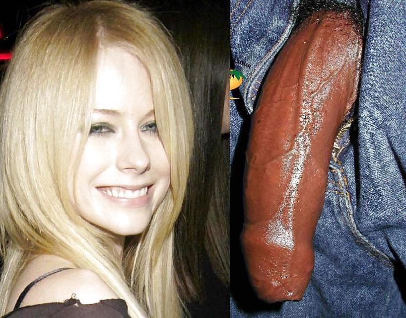 18P Avril Lavigne Black Cock 2