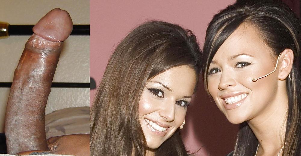 6P Cheryl Cole and Kimberley Walsh Black Cock