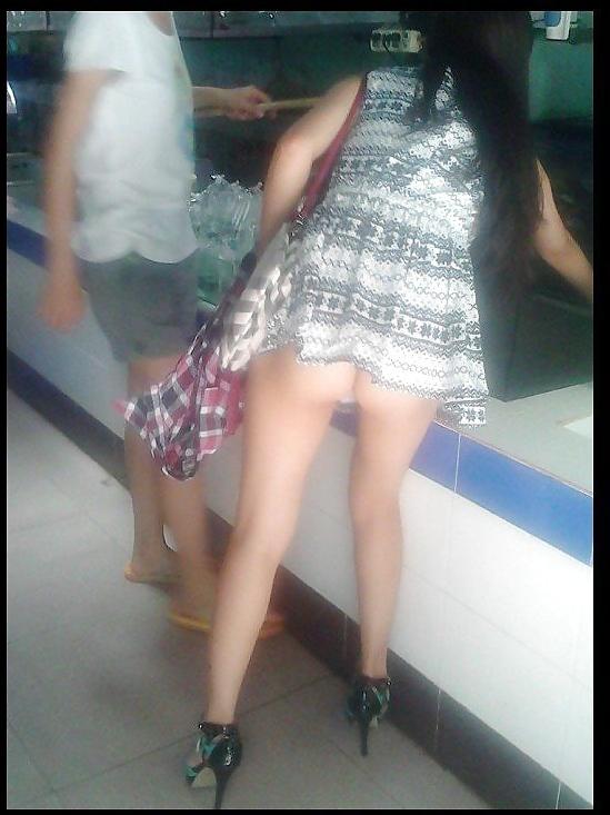 10P Asian Nudist Bitch Goes Shopping