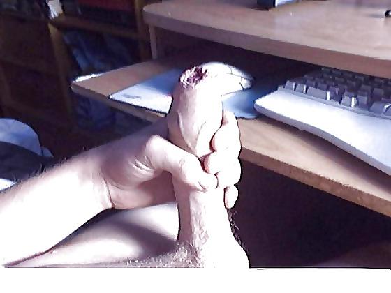 9P Rubbing my hard cock while chatting with a hot girl