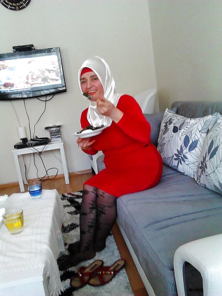 25P Turbanli hijab arab turkish afet olgun