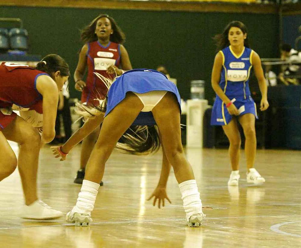 5P Jodie Marsh Netball Upskirt
