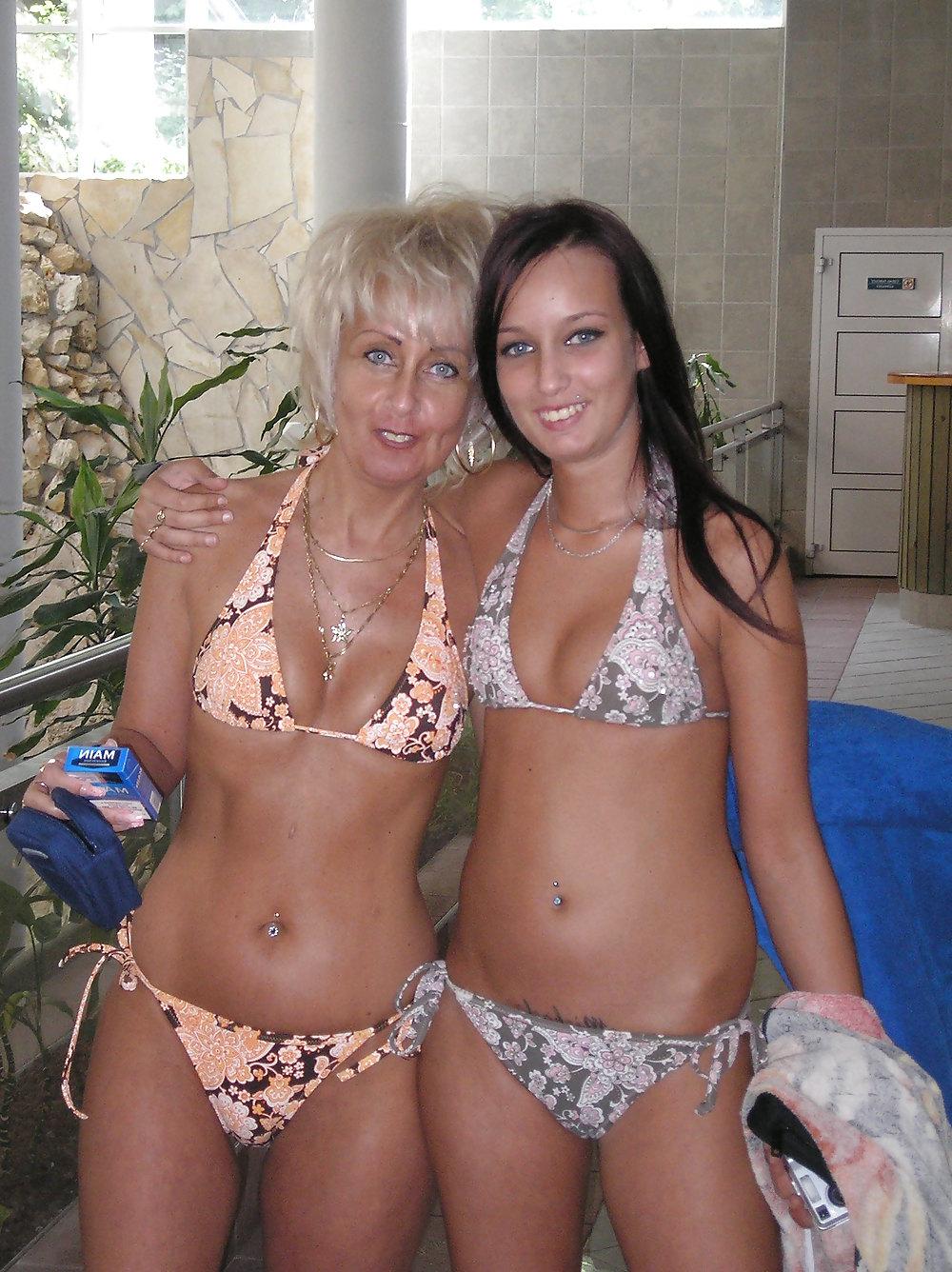 15P Mom and not her daughter in bikini (nonude)