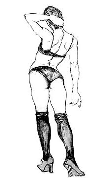 25P Peter Falk's black-and-white drawings