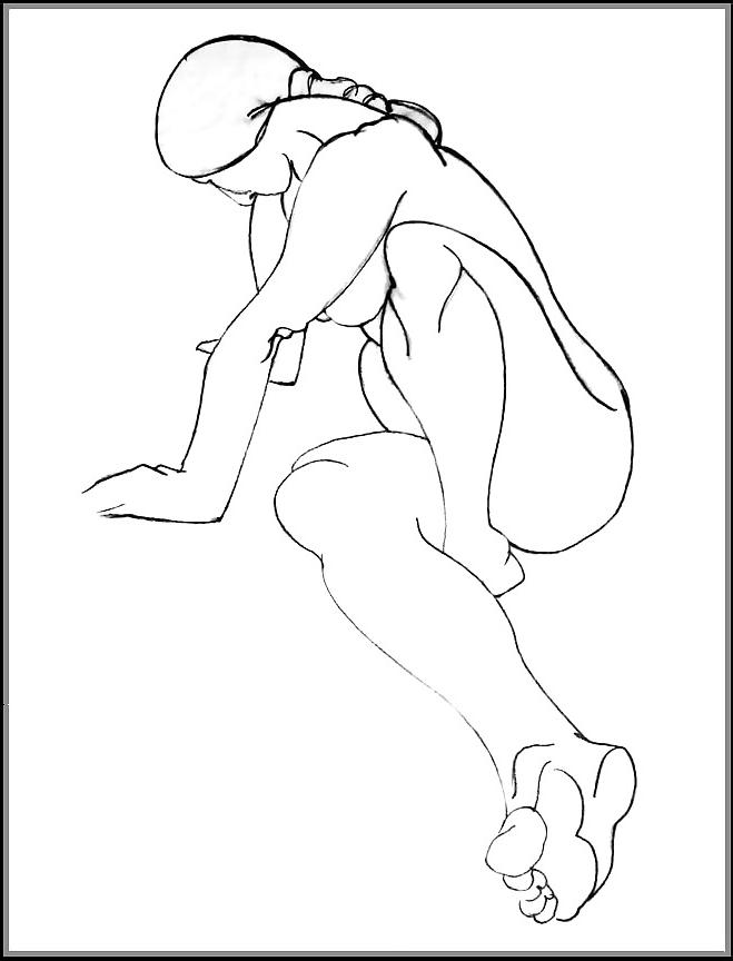 25P Peter Falk's black-and-white drawings