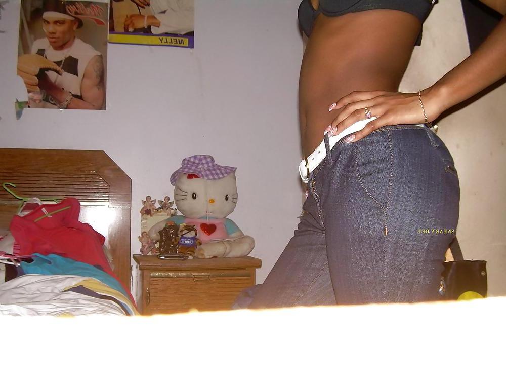 21P PRETTIEST BROWN EYED EBONY TEEN