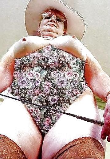 24P Dominant Grannies Standing Over POV