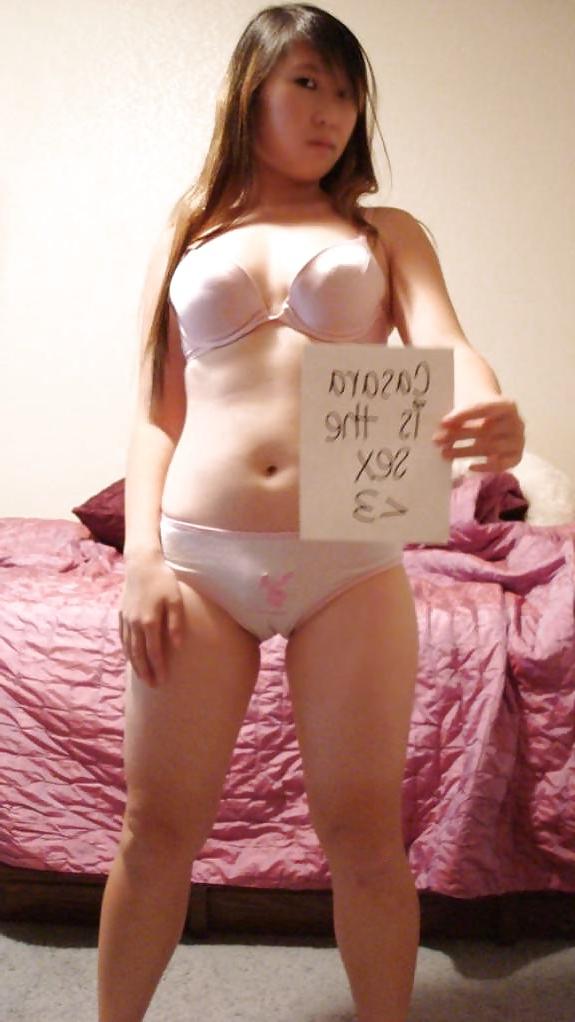 25P Cute Asian posing in front of Webcam.