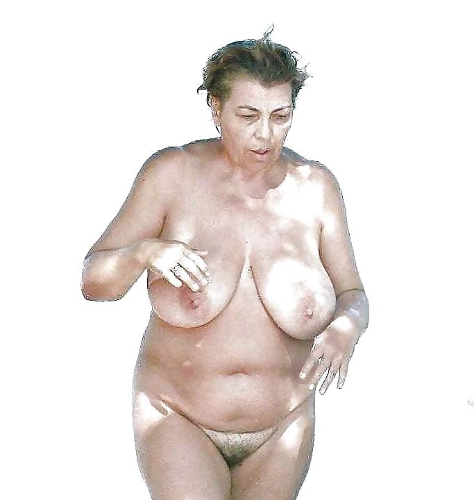 20P Granny her saggy tits 1.