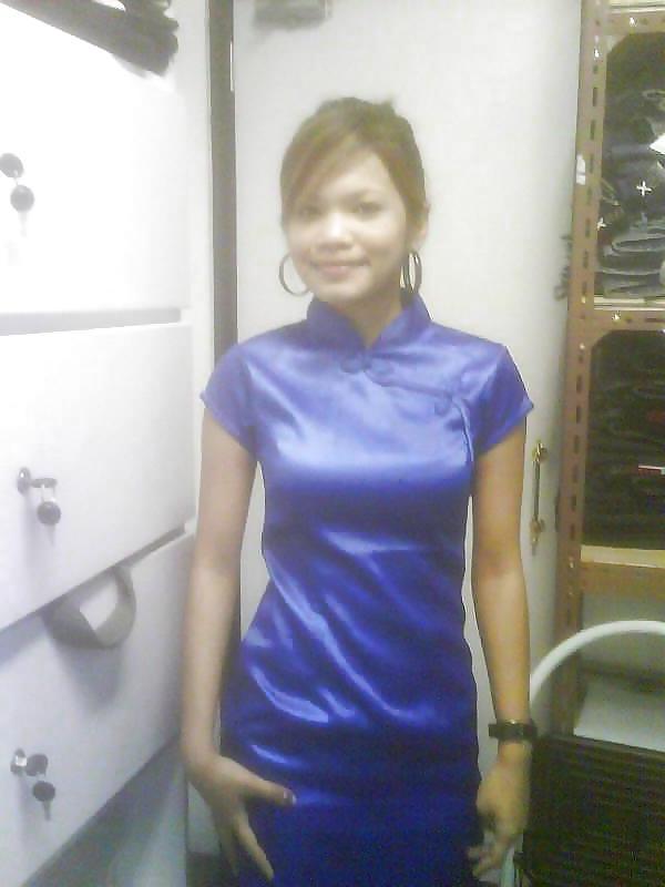 14P Single Asian girl in Cheongsam
