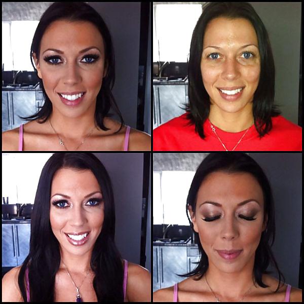 25P Porn stars-before makeup & after (viewer discretion advised)