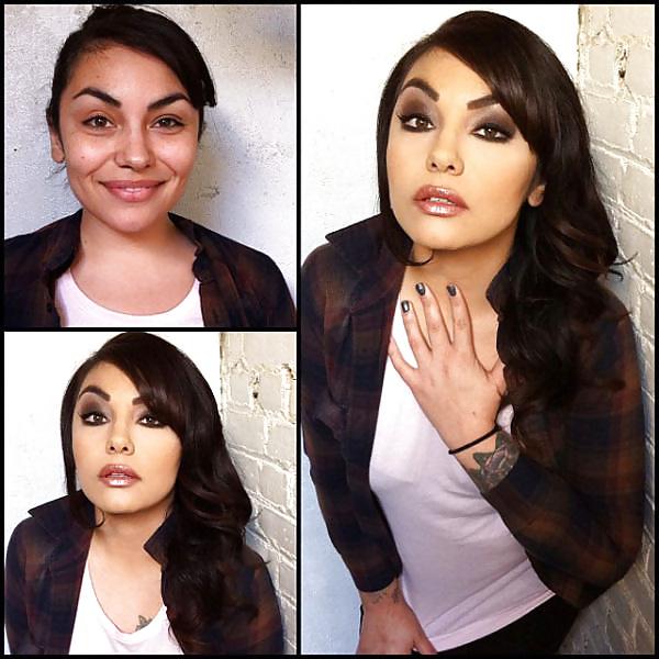 25P Porn stars-before makeup & after (viewer discretion advised)