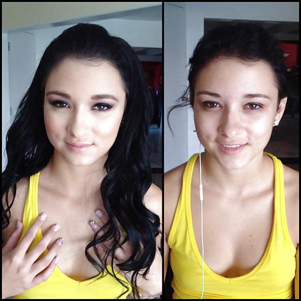 25P Porn stars-before makeup & after (viewer discretion advised)