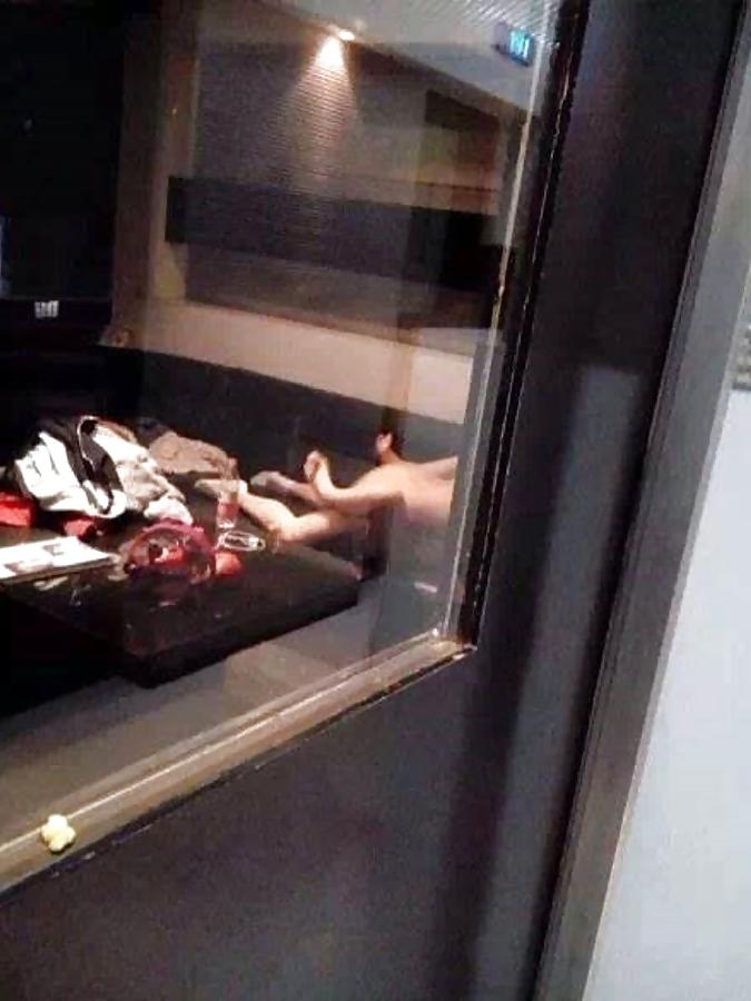 25P Stolen intimacy - window voyeur 