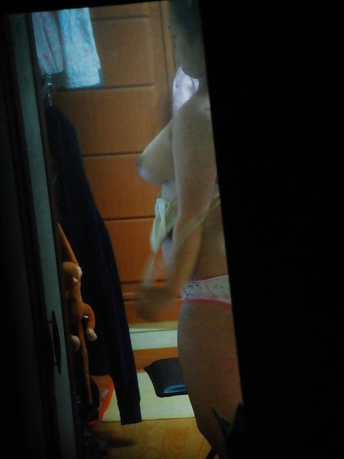 25P Stolen intimacy - window voyeur 