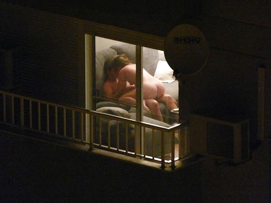 25P Stolen intimacy - window voyeur 