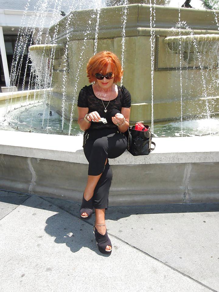 21P Sexy Redhead Mature Lady