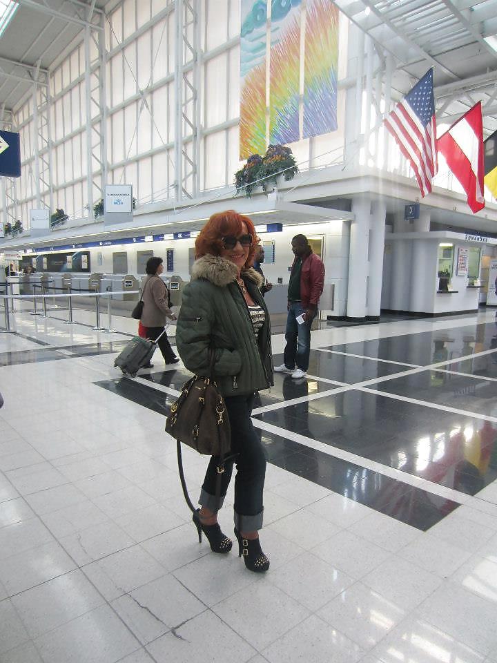 21P Sexy Redhead Mature Lady