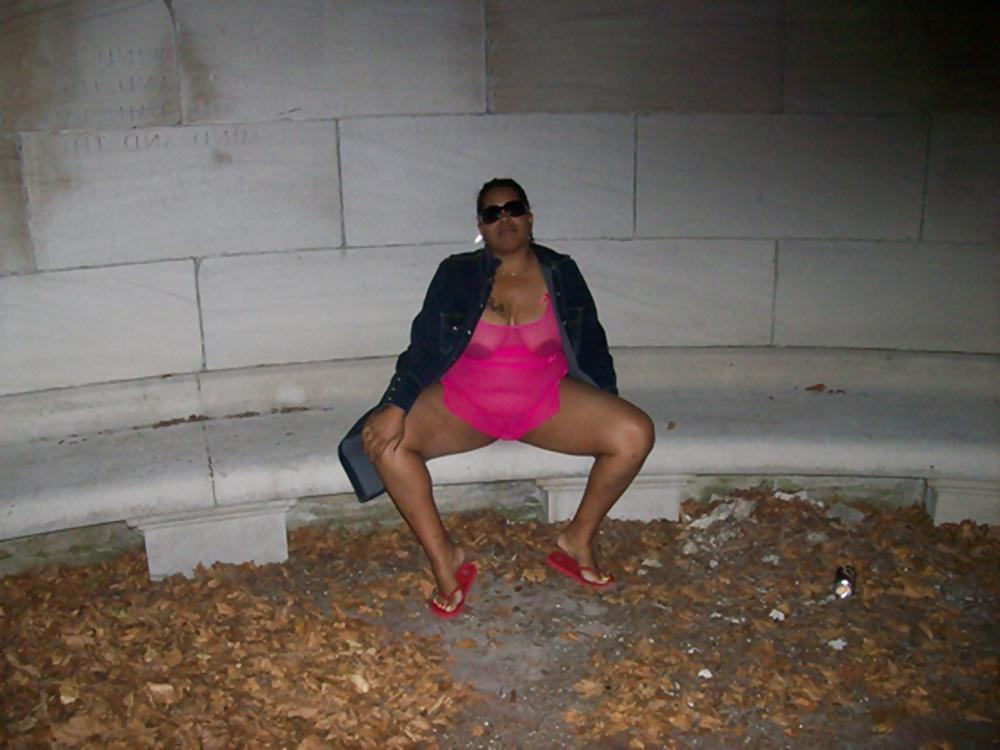 17P Black BBW Flashing in Public