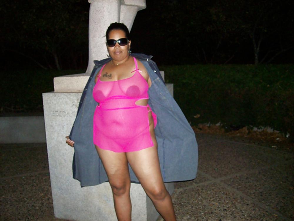 17P Black BBW Flashing in Public