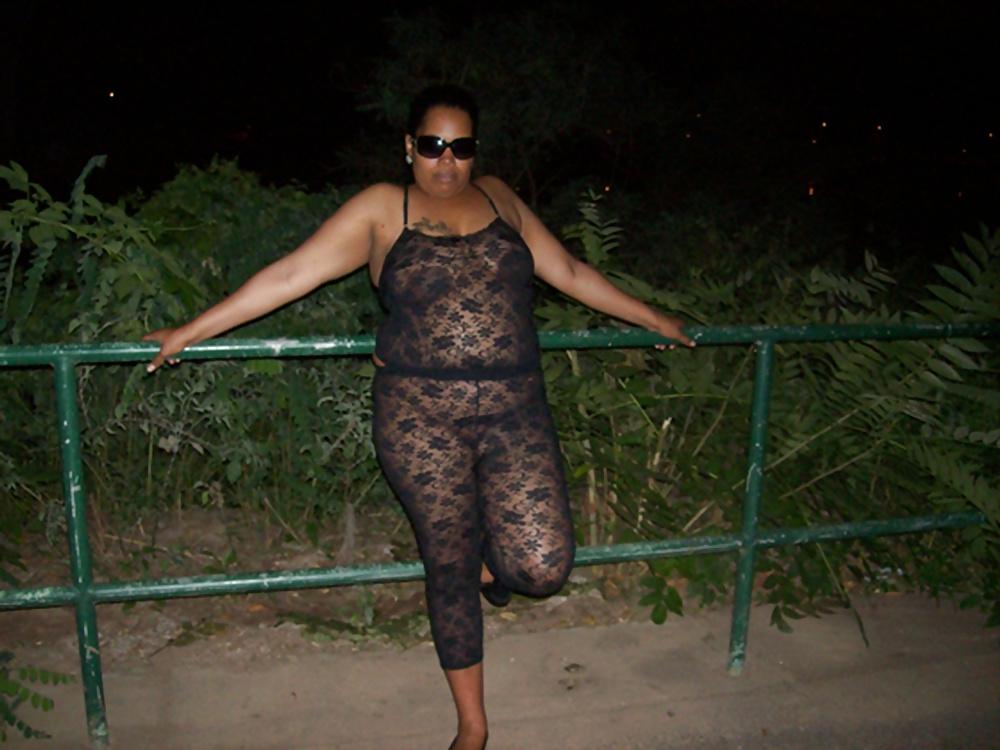 17P Black BBW Flashing in Public