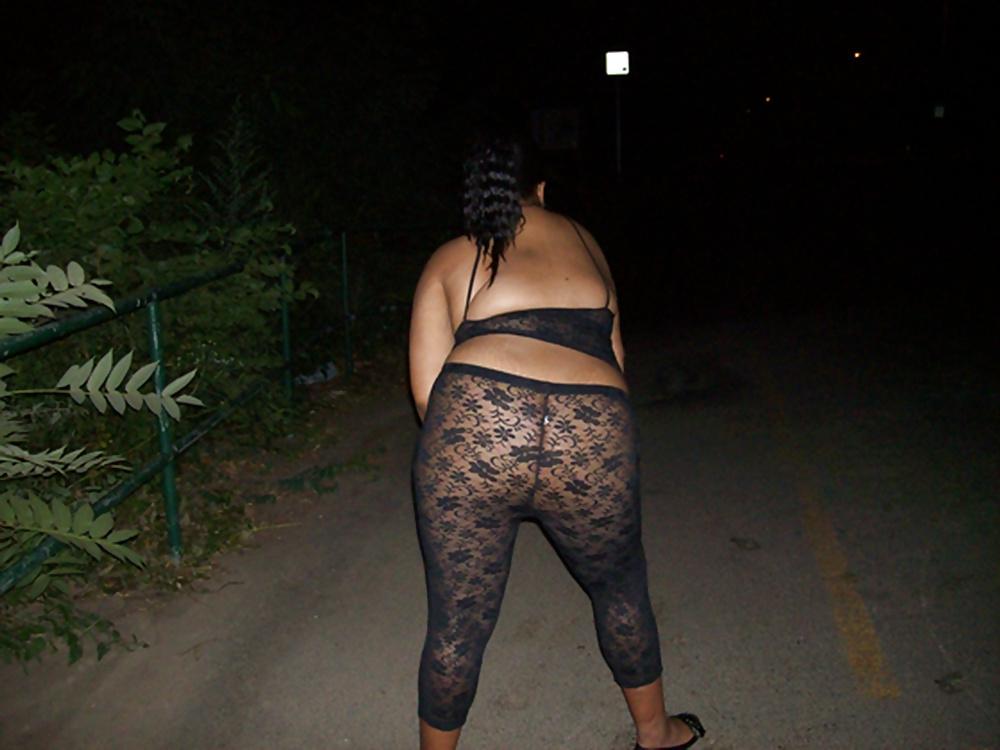 17P Black BBW Flashing in Public