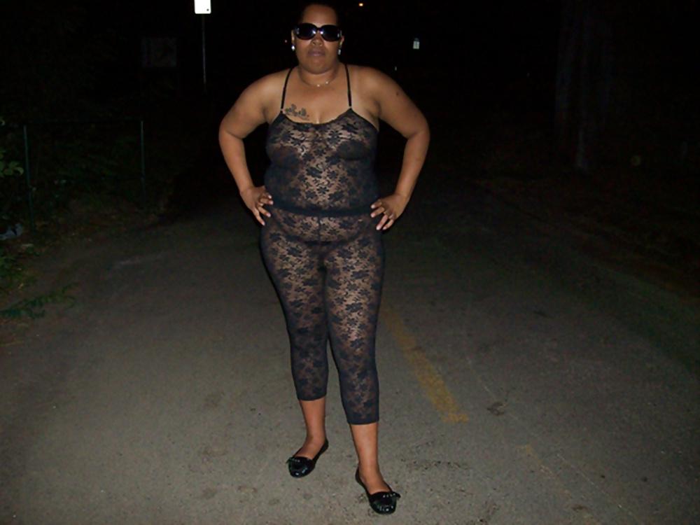 17P Black BBW Flashing in Public