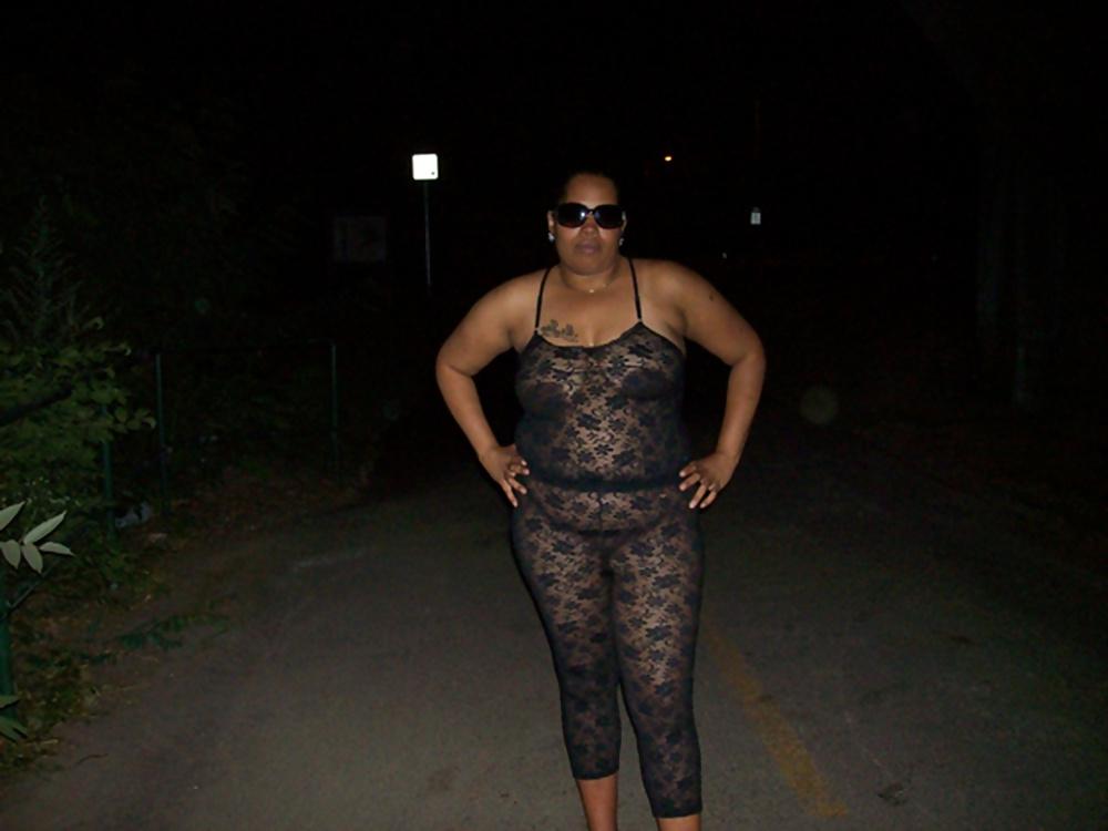 17P Black BBW Flashing in Public