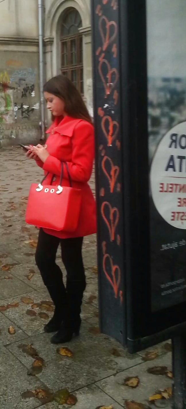 7P Spy sexy teens in red romanian