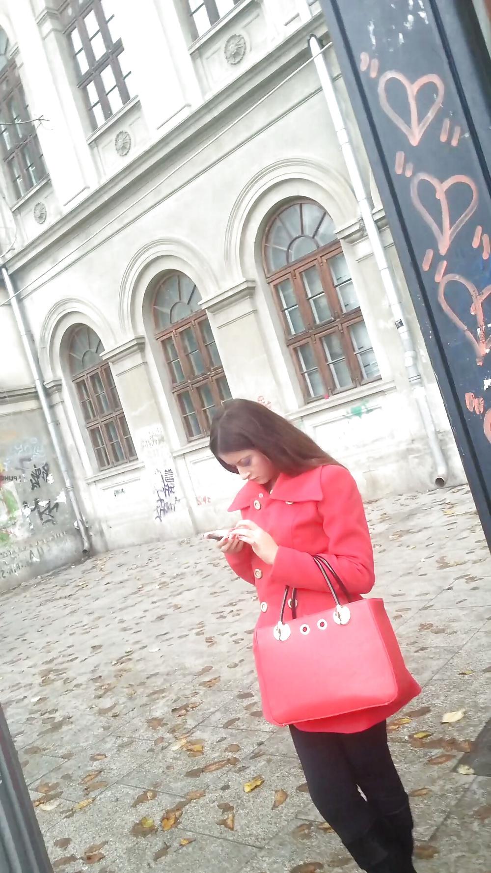 7P Spy sexy teens in red romanian