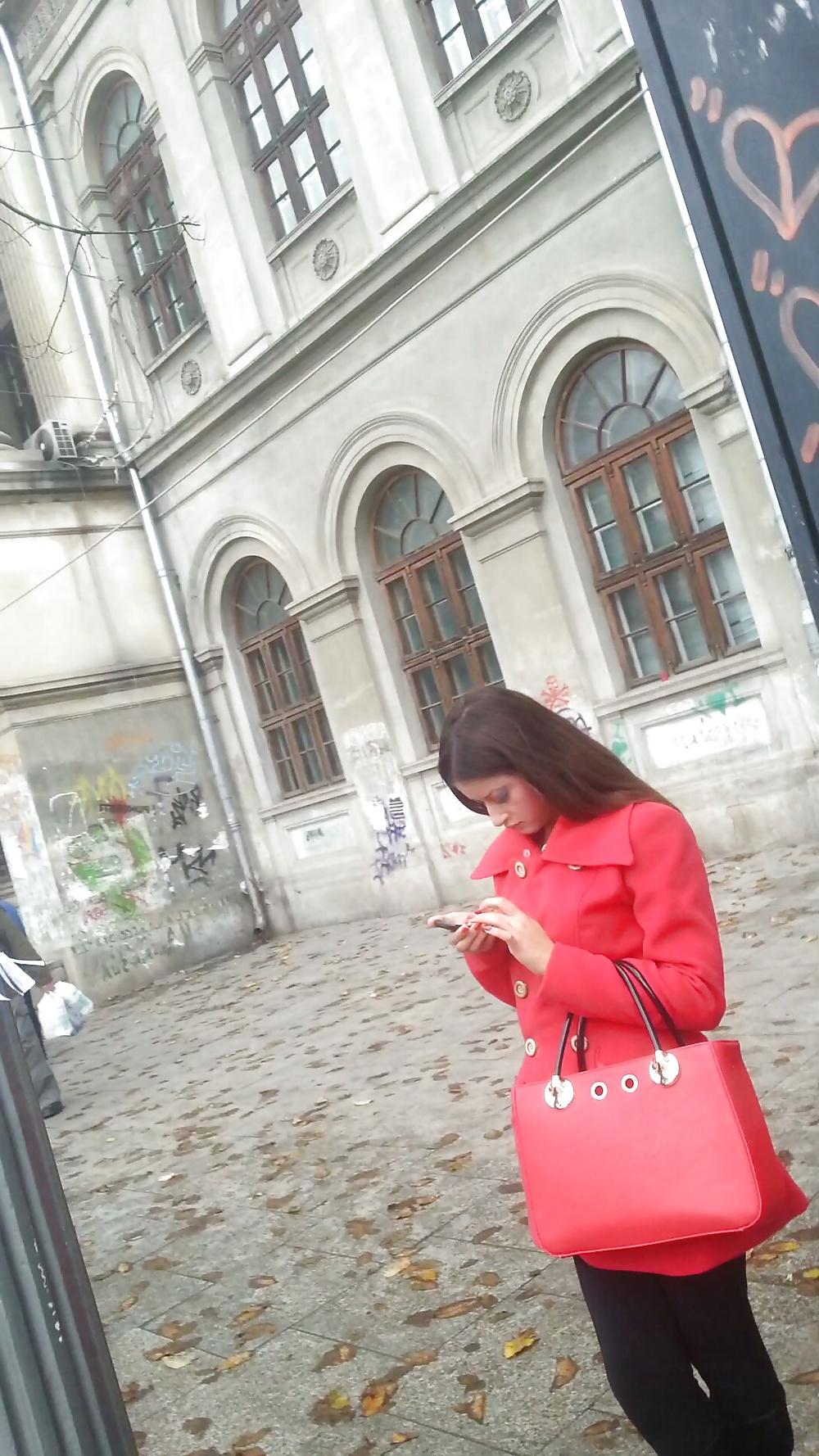 7P Spy sexy teens in red romanian
