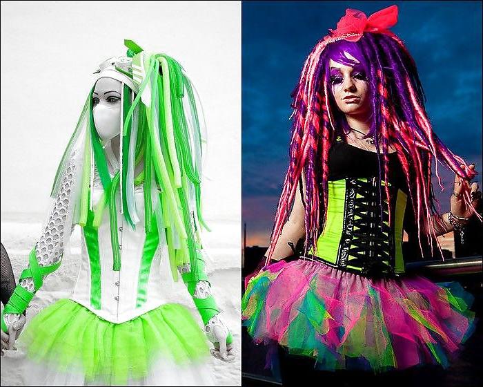 25P Cyber Goth Girls