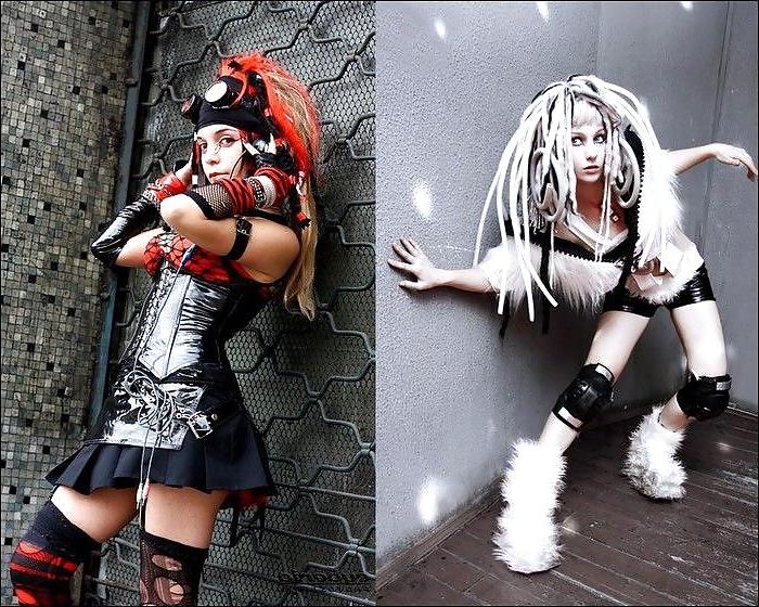 25P Cyber Goth Girls