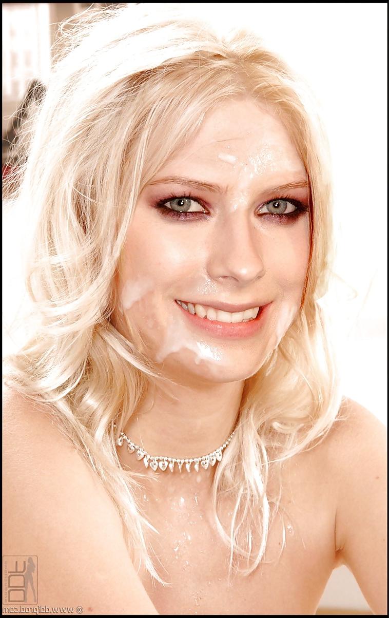 20P Avril Lavigne cumshots & bukkake #3