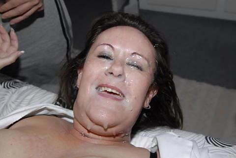 16P Bukkake Mature Slut  