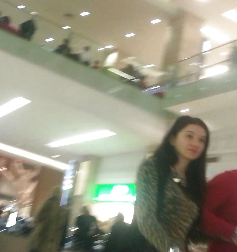 23P Spy sexy teens face mall romanian