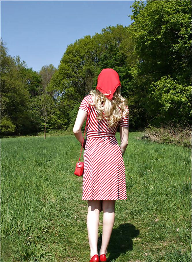 25P Young lady out and about